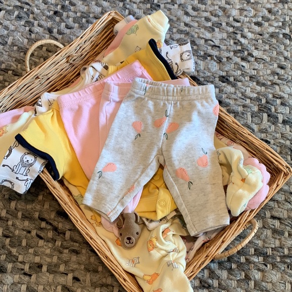 Carter's One Pieces Bundle Of Preemie Baby Girl And Gender Neutral